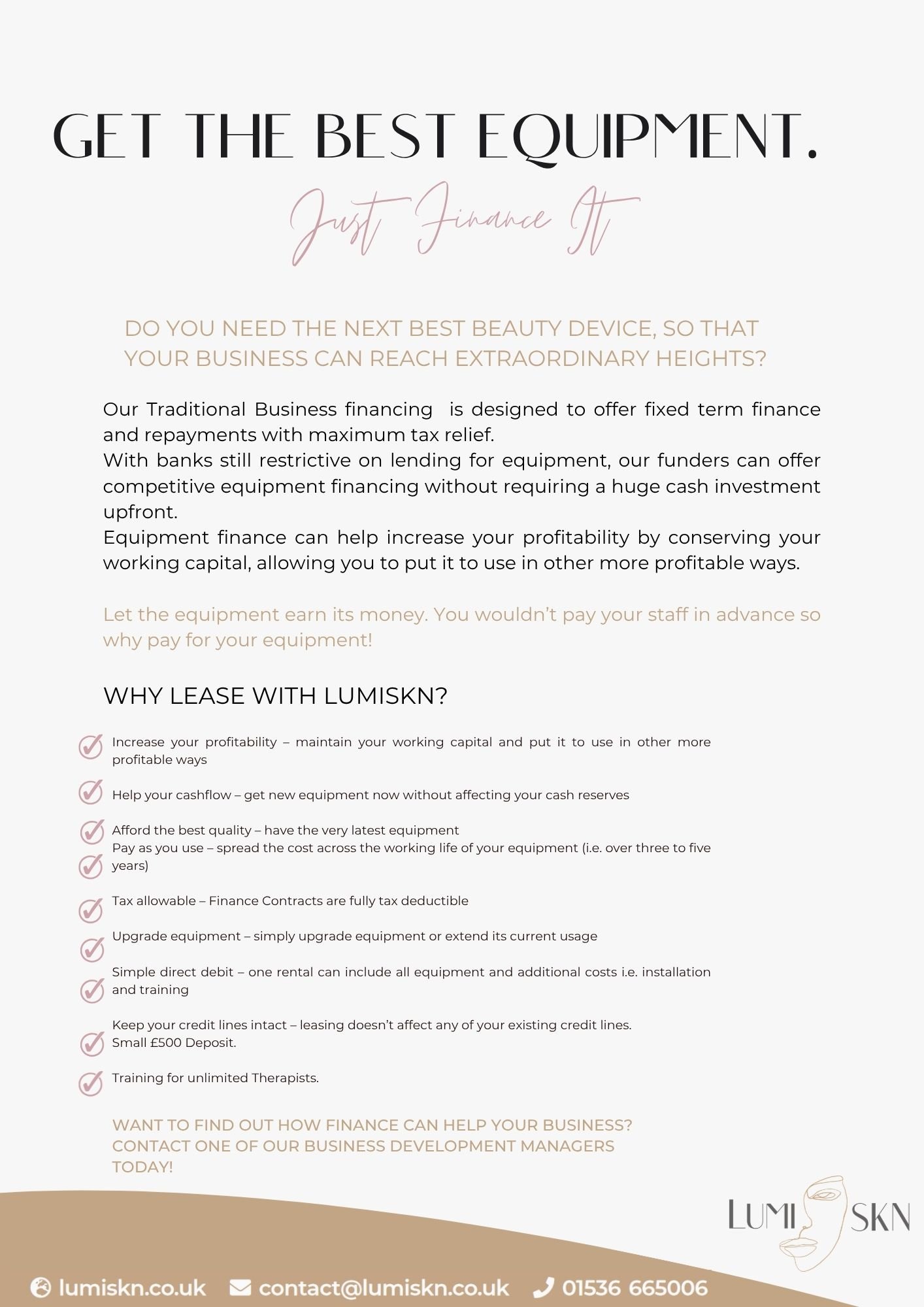 LumiSKN finance structure