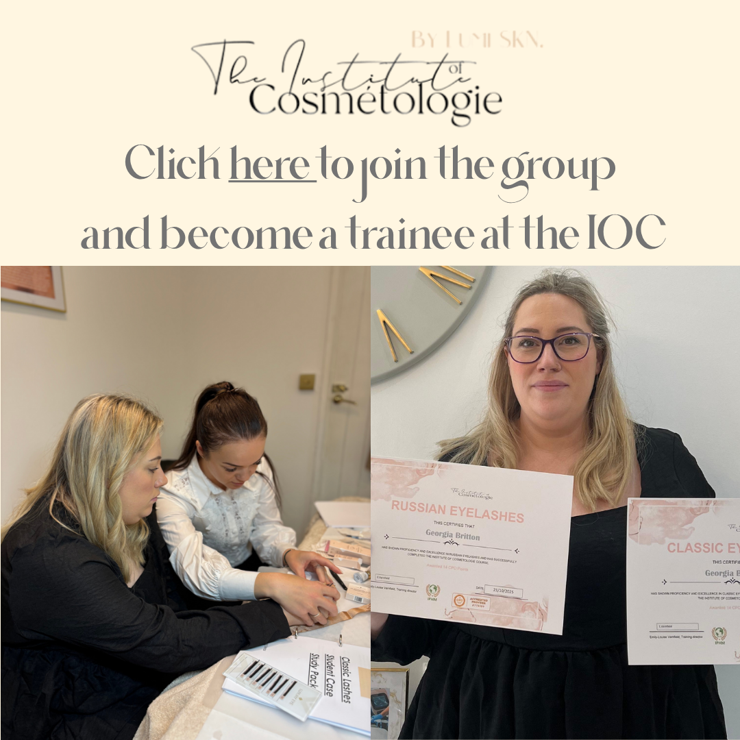 Institute of Cosmetologie training evidence